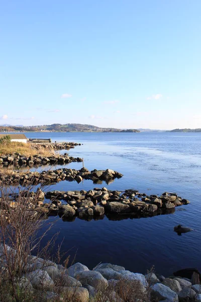 October Hafrsfjord Bridge Sunde Kvernevik Stavanger Rogaland — Stock Photo, Image