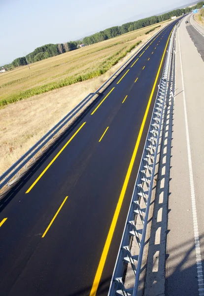 Weg Van Een Nieuwe Autobahn — Stockfoto