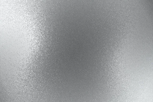 ざらざらした銀板面への反射 抽象的な背景 — ストック写真