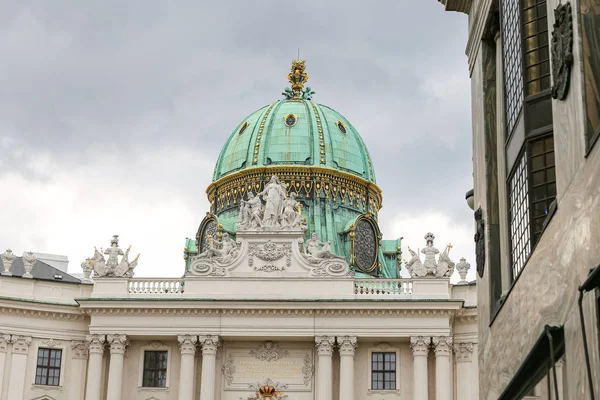 Купол Палаці Гофбург Відень Австрія — стокове фото