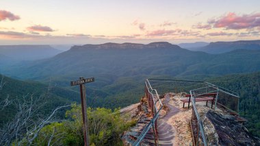 Elysian rock lookout scenic views of Australia clipart