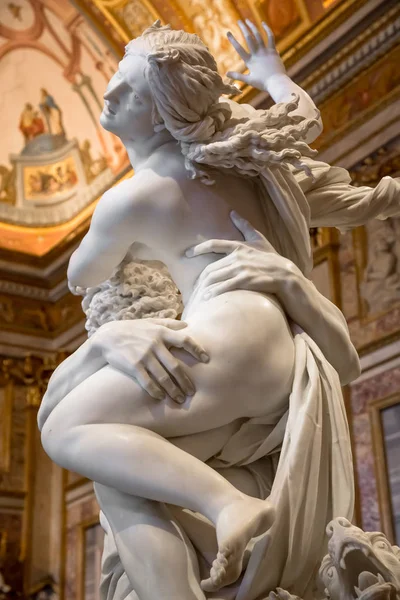 Roma Itália Agosto 2018 Gian Lorenzo Bernini Obra Prima Estupro — Fotografia de Stock