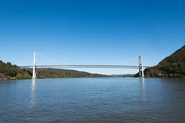 Bear Mountain Bridge Avgiftsbelagd Hängbro Delstaten New York — Stockfoto