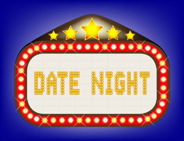 A date night theatre or theatre marquee.