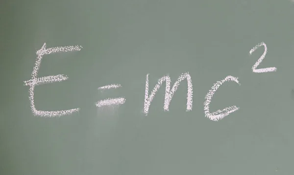 Formula Einstein Detail Rumus Ilmiah Kecerdasan Dan Penemuan — Stok Foto