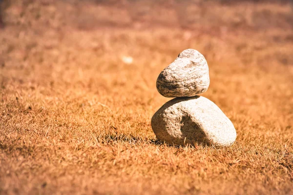 Heap White Stone Stack Rock Decoration Vertical Style Composition Copy Royalty Free Stock Images