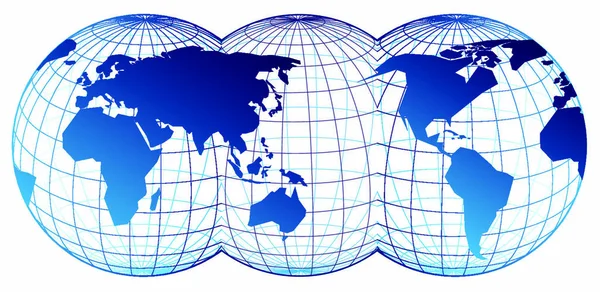Χάρτης Του Κόσμου — Διανυσματικό Αρχείο
