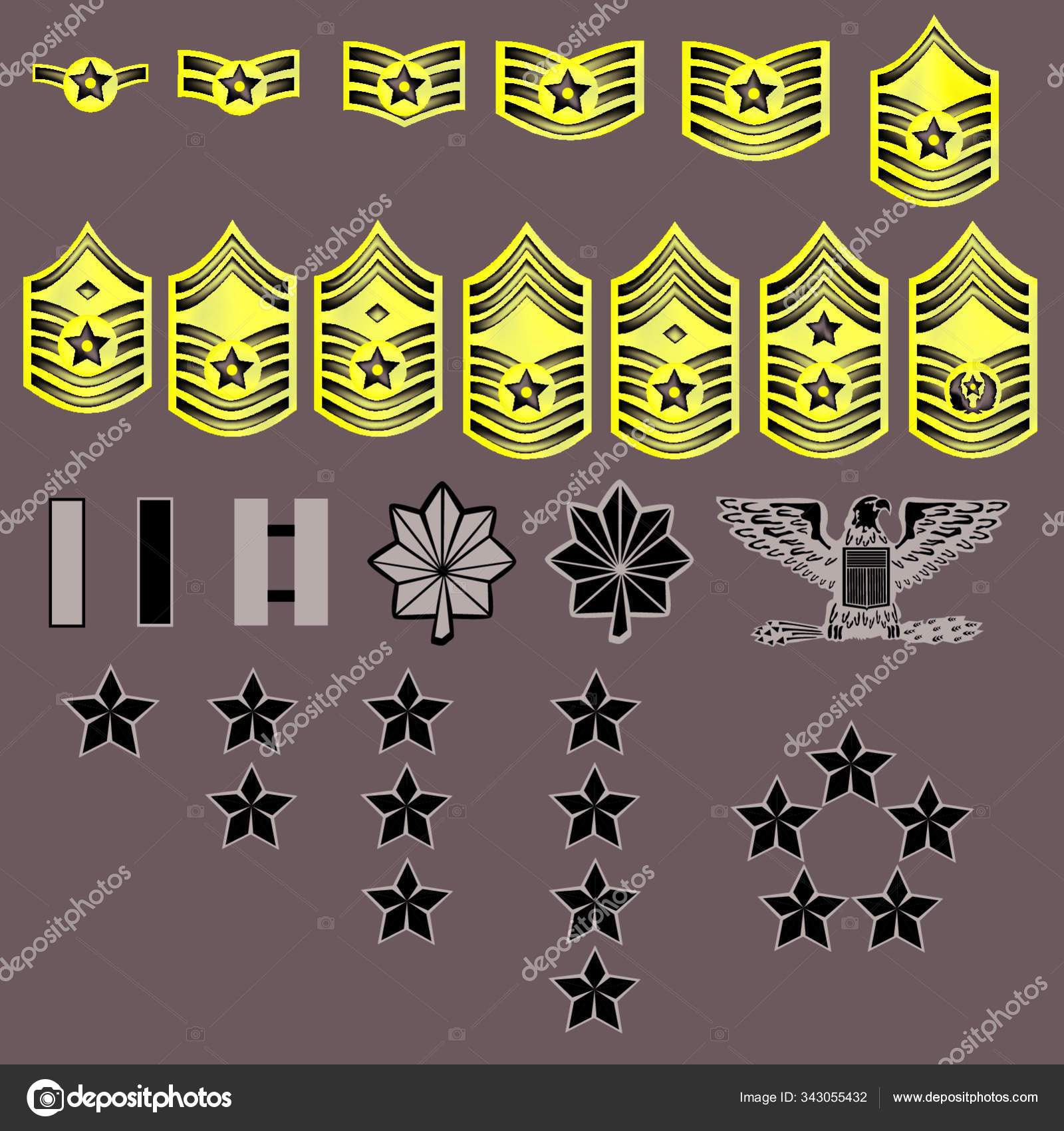 Air Force Ranks Insignia