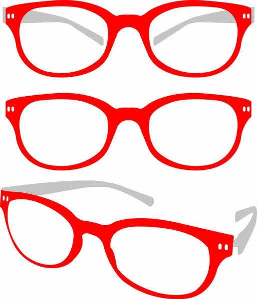 Bild Der Brille Und Brillen Vektor Hintergrund — Stockvektor