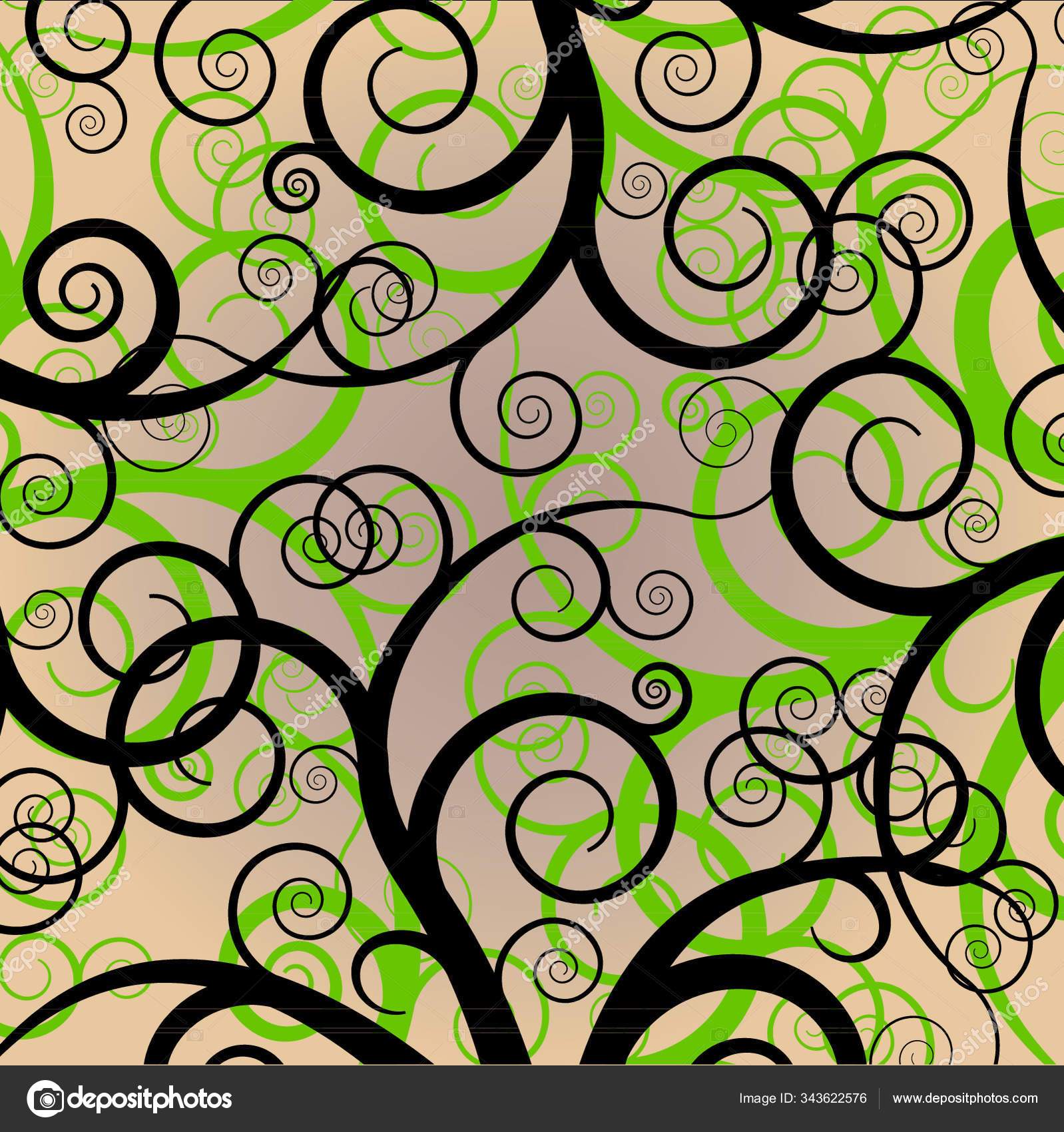 Vector Illustration Black Pink Background Stock Vector Image by