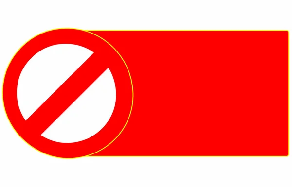 Vetor Vazio Stop Sign Symbol Zone Para Adicionar Quaisquer Coisas —  Vetores de Stock