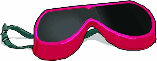 Schutzbrille Farbvektorillustration — Stockvektor