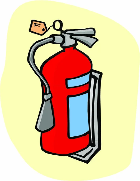 Fire Extinguisher Icon Vector Illustration — Stock Vector