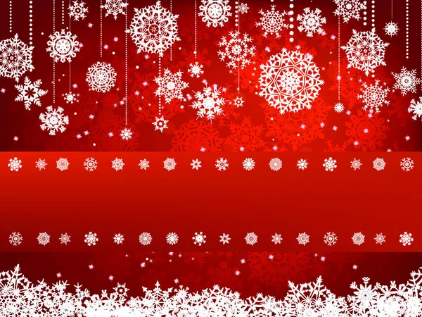 Fondo Navidad Con Copyspace Todos Los Elementos Capas Separadas Archivo — Vector de stock