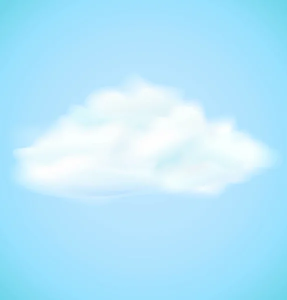 Wolken Blauen Himmel Vektorillustration Eps10 — Stockvektor
