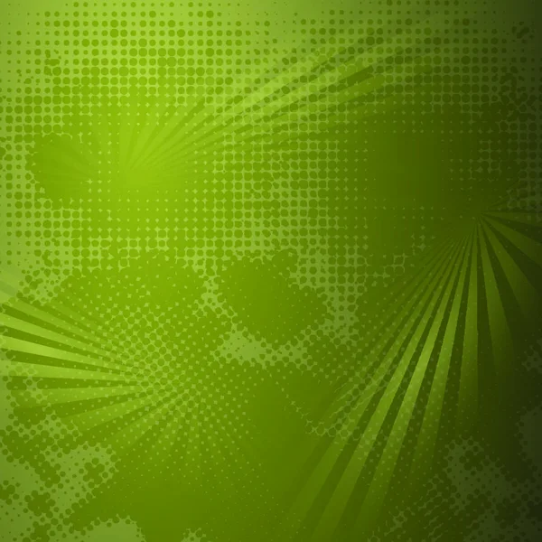 Abstraktní Grunge Polotón Tmavě Zelené Vektorové Pozadí — Stockový vektor