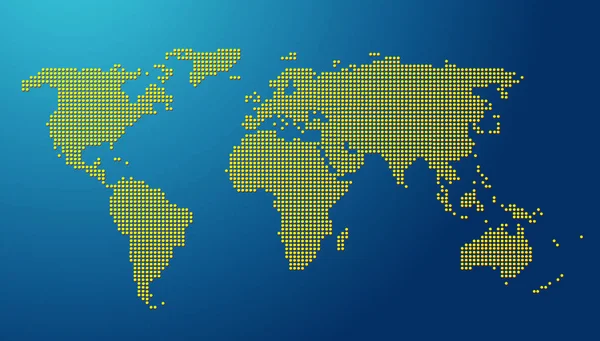 Mapa Mundo Com Arquivo Vetorial Eps Globo Terrestre Incluído —  Vetores de Stock