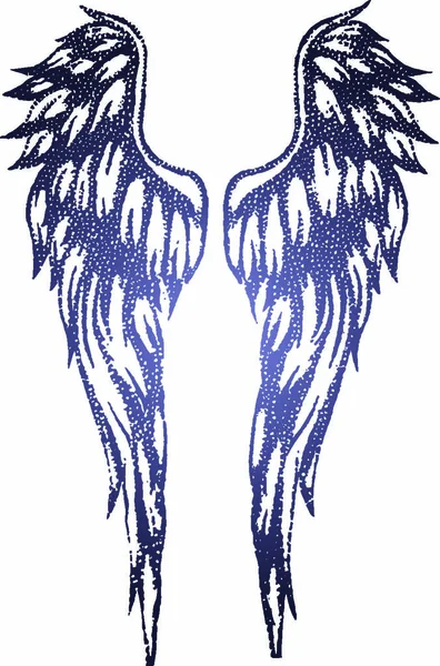 Ілюстрація Племінного Крила Знак Графічна Ілюстрація — стоковий вектор