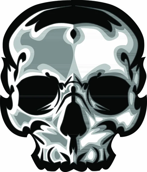 Skull Illustration Vector Image — Stock Vector