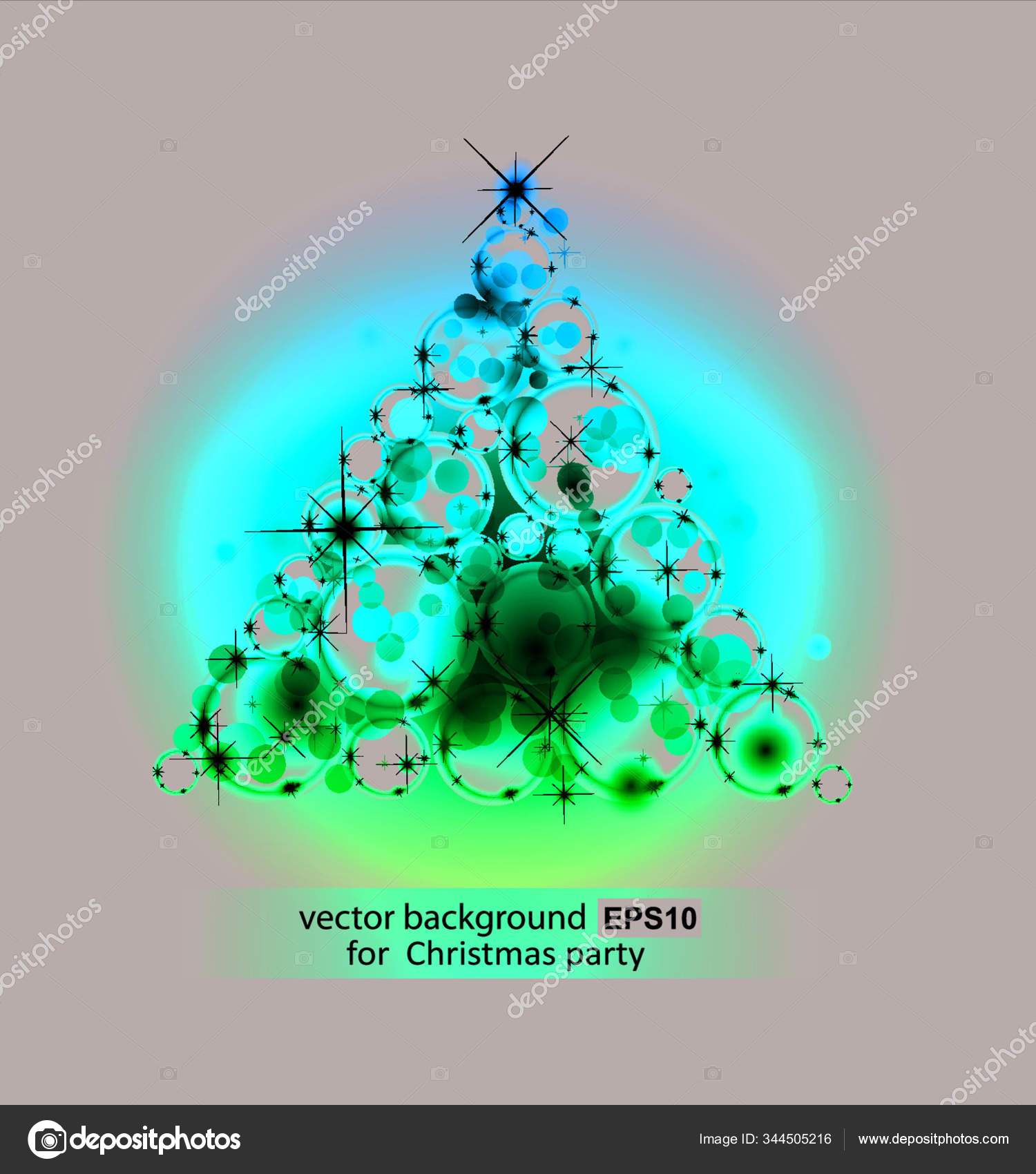 Latar Belakang Natal Suggestive Elegant Dengan Stunning Baubles Dan Elemen Stok Vektor C Yayimages 344505216