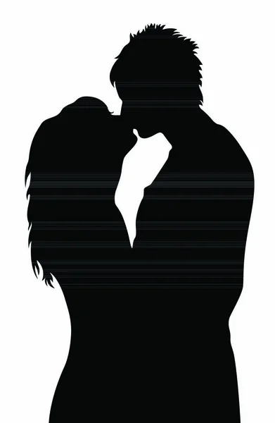 Embrasser Signe Illustration Graphique — Image vectorielle