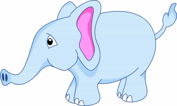 Vector Bebé Elefante Clipart — Vector de stock