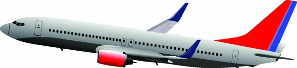 Avião Passageiros Ilustração Vetorial —  Vetores de Stock