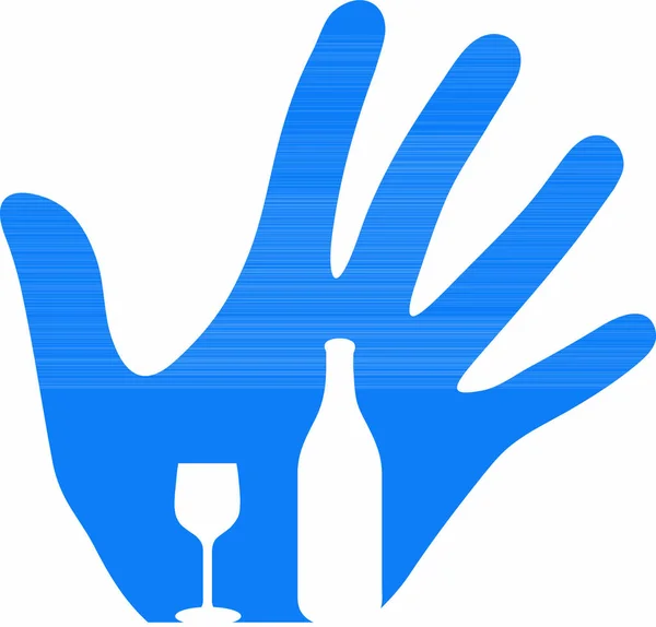 Icona Piatta Del Logo Della Società Della Bevanda Illustrazione Vettoriale — Vettoriale Stock