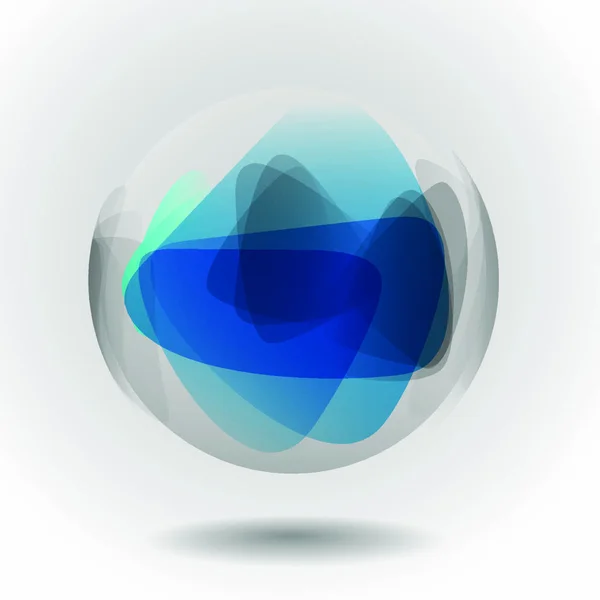 Sphère Boule Verre Illustration Vectorielle Eps — Image vectorielle