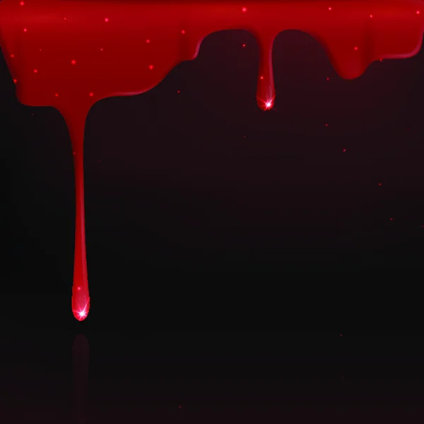 Goteando Sangre Roja Ilustración Vectorial Eps — Vector de stock
