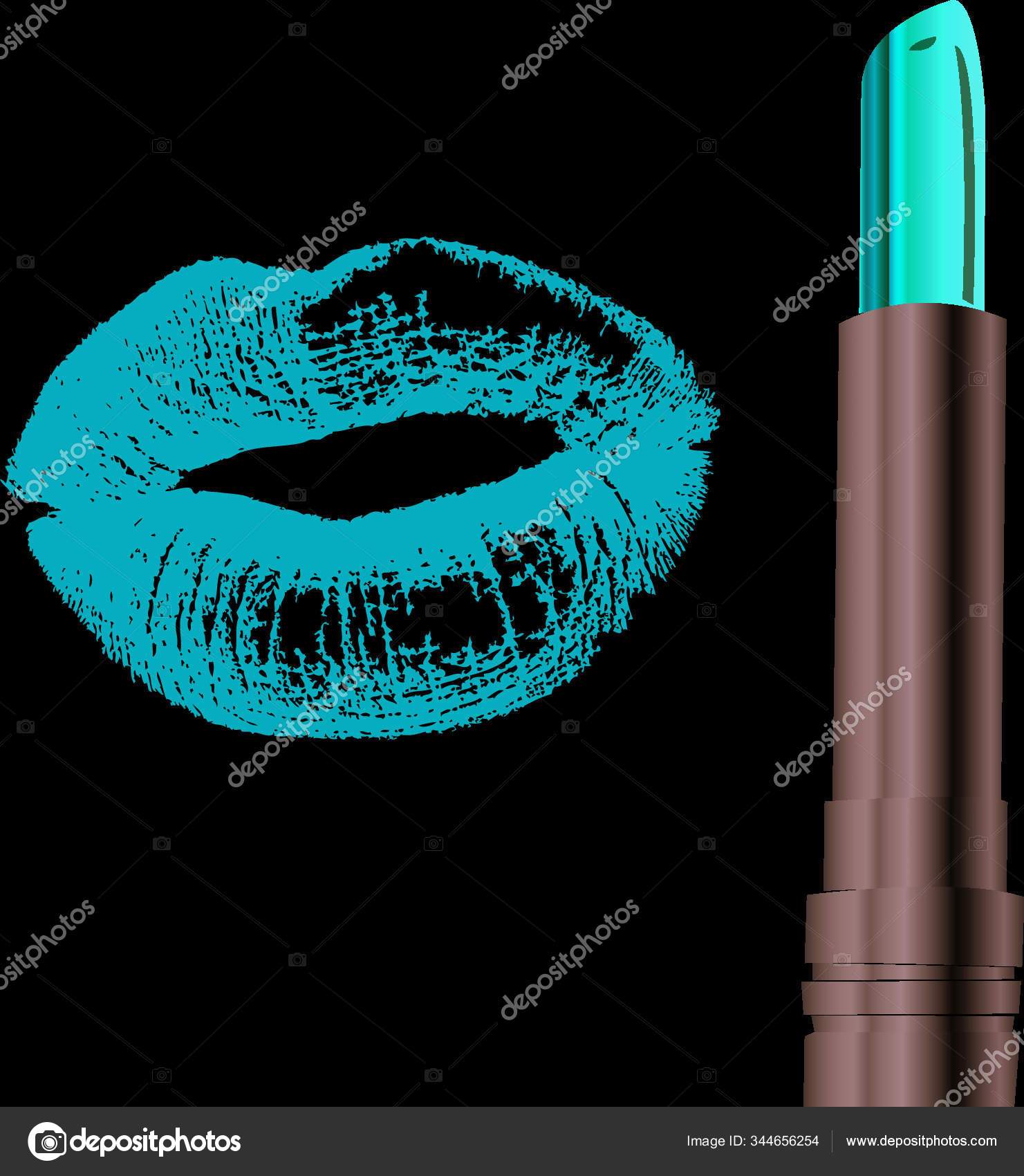 Lipstick Sign Graphic Illustration Stock Vector Image by ©YAYImages 344656254