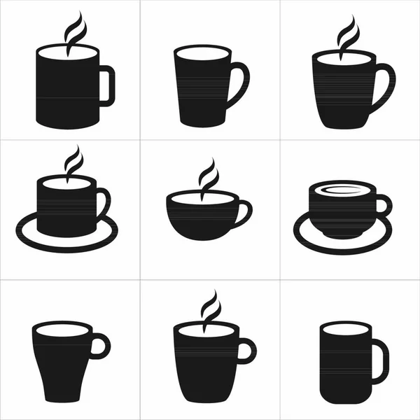 Ikona Kávy Vektorová Ilustrace — Stockový vektor
