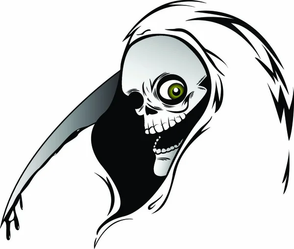 Ilustración Vectorial Grim Reaper — Archivo Imágenes Vectoriales