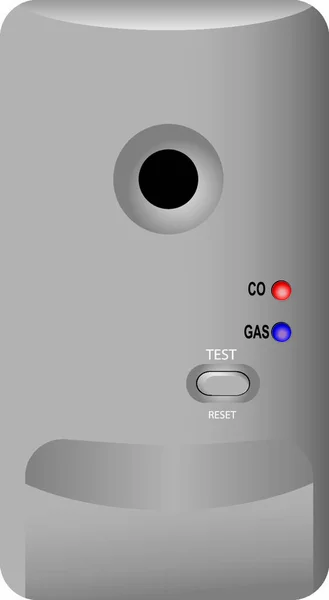 Die Vorrichtung Zur Kontrolle Des Gases Das Die Zulässigen Normen — Stockvektor