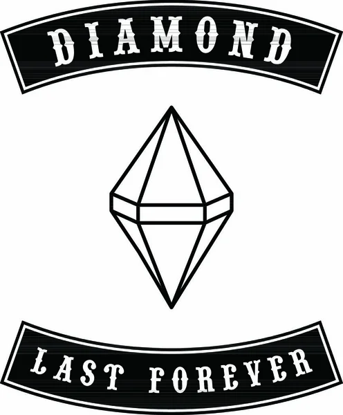 Precioso Diamante Pedra Preciosa Tema Arte Vetorial Ilustração —  Vetores de Stock
