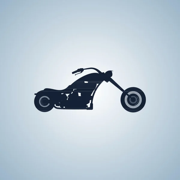Класична Тема Подрібнювача Мотоциклів Векторна Ілюстрація Мистецтва — стоковий вектор