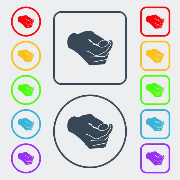 Decision Making Chance Coin Heads Tails Icon Sign Seamless Pattern Stock Vector Image by