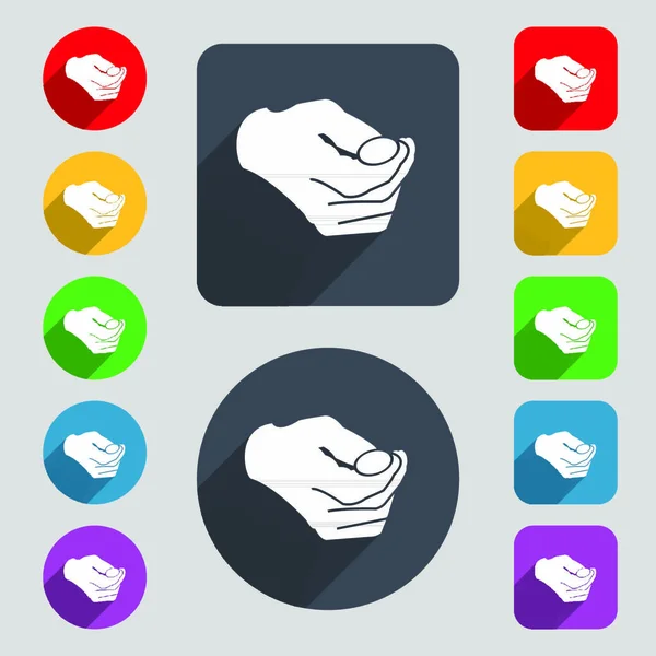 Decision Making Chance Coin Heads Tails Icon Sign Seamless Pattern Stock Vector Image by