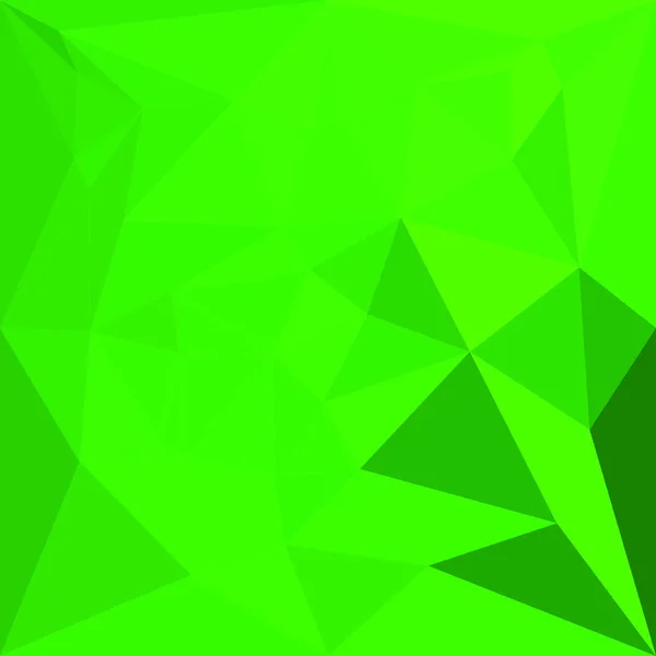 沥青柠檬绿色抽象几何背景的低多边形图解 — 图库矢量图片