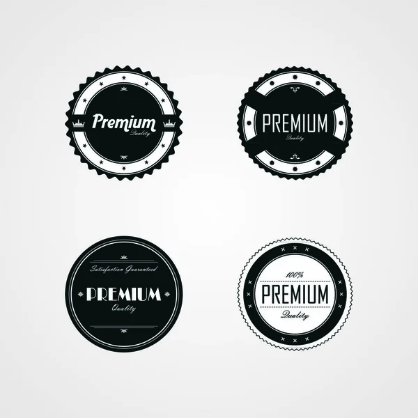 Premium Kwaliteit Badge Label Thema Vector Kunst Illustratie — Stockvector
