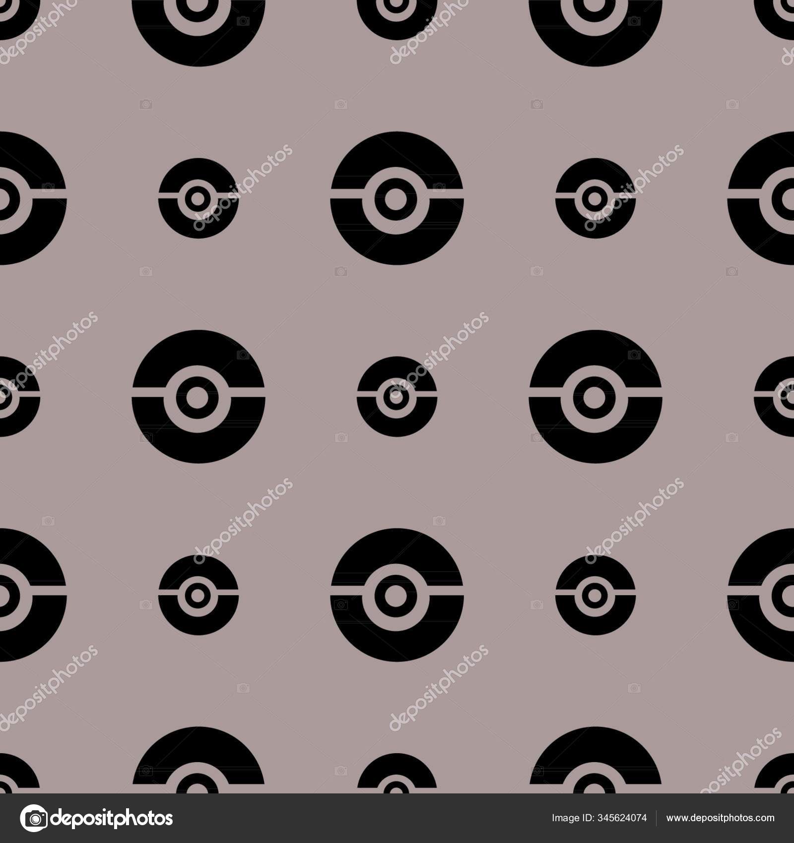 Pokeball icon in gray color Royalty Free Vector Image