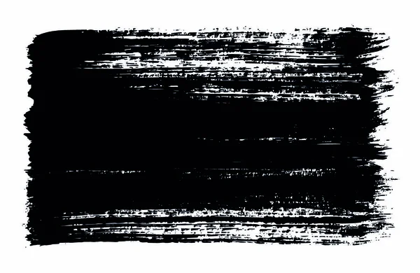 白い背景に描かれた黒いベクトルの筆致は — ストックベクタ