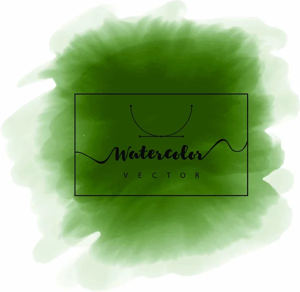 Ilustração Vetorial Textura Aquarela Pintada Mão —  Vetores de Stock