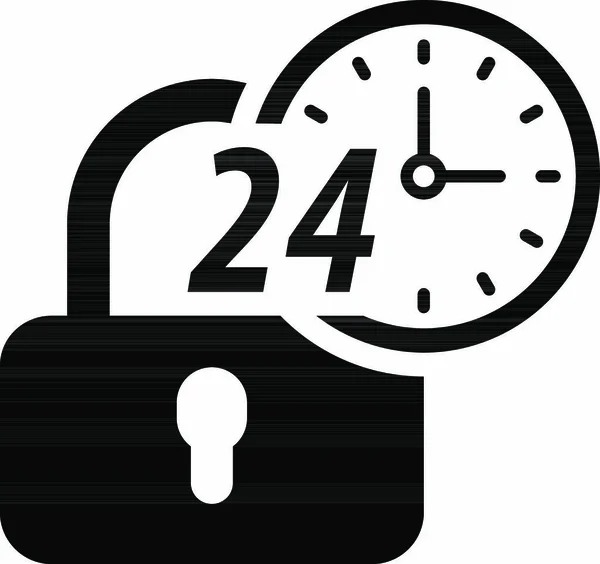 24 時間の時計 Vector Art Stock Images Depositphotos