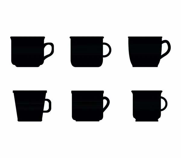 Koffiecup Plat Pictogram Vector Illustratie — Stockvector