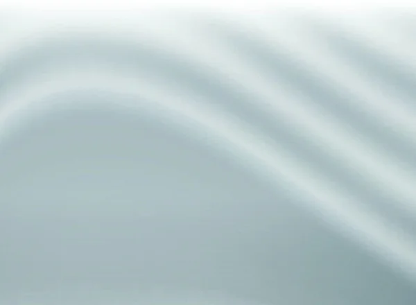 Stof Gestreept Wit Grijs Kleur Materiaal Achtergrond Met Vouw Curve — Stockvector