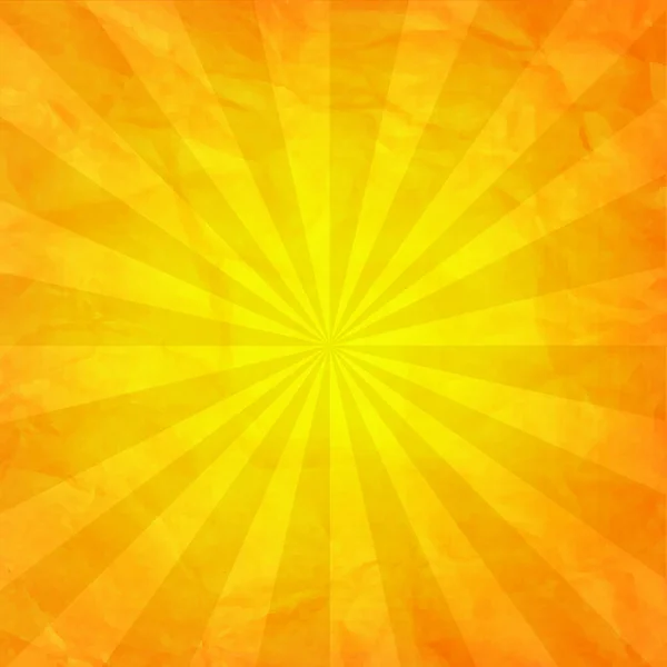 Розбитий Жовтий Папір Проривом Сонця Гравітаційною Сіткою Малюнок Вектора — стоковий вектор
