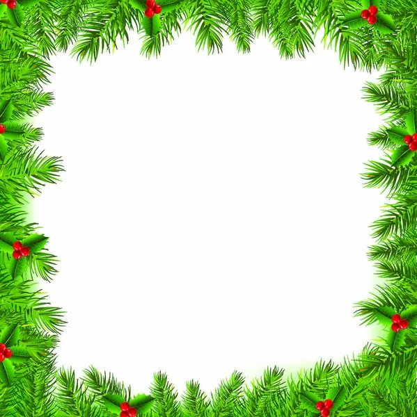 Marco Navidad Aislado Con Malla Gradiente Ilustración Vectorial — Vector de stock