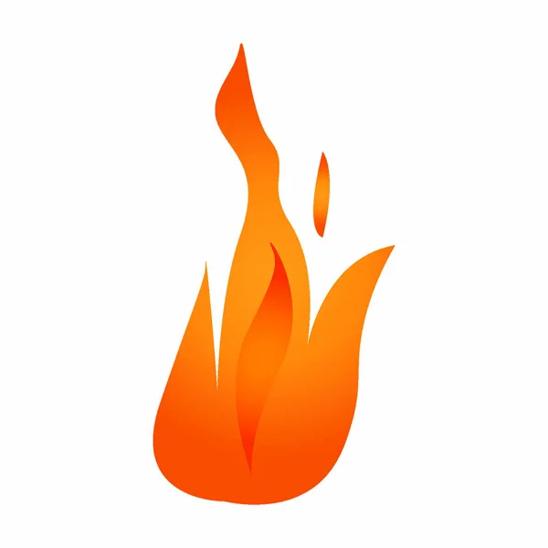 Conjunto Del Logo Fuego Rojo Fuego Amarillo Vector — Archivo Imágenes Vectoriales
