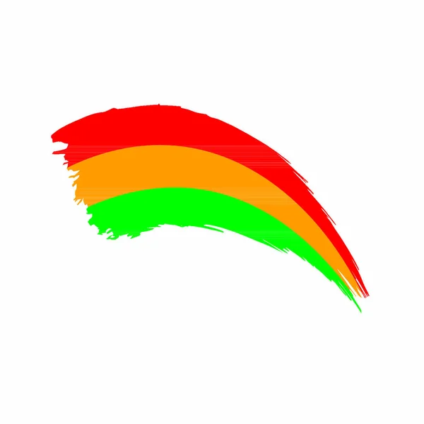 ボリビアの国旗は 白の背景にベクトル画像 — ストックベクタ